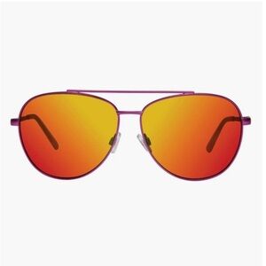 NWT Kurt Geiger Fuchsia Pink Aviator Sunglasses